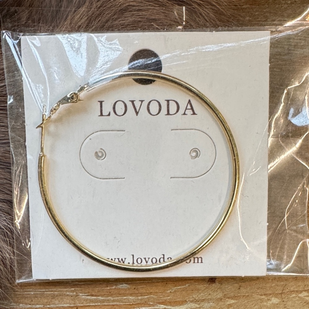 Classic Gold Hoop Earrings 14k gold plated
